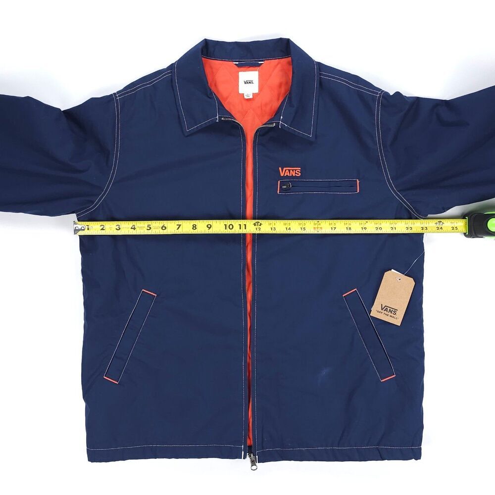NWT Vans Pro Stitched Workwear Chore Jacket Streetwear Grunge 90s Y2k Urban Navy - Picture 3 of 8